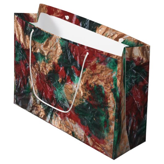 kerstcadeau groot cadeauzakje (Voorkant Gekanteld)