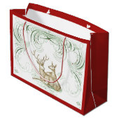 kerstcadeau groot cadeauzakje (Achterkant Gekanteld)