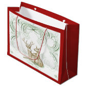 kerstcadeau groot cadeauzakje (Voorkant Gekanteld)