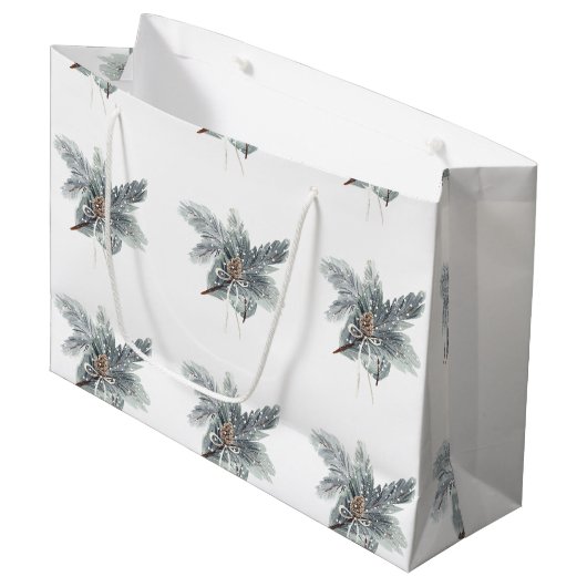 kerstcadeau groot cadeauzakje (Voorkant Gekanteld)