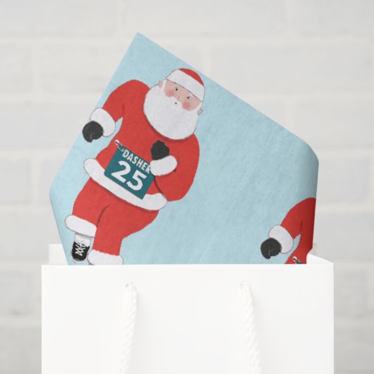 Kerstcadeau hardlopen Atletiek Tissuepapier (Cadeauzakje)