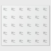 kerstcadeau, HET ENIGE PAKKET DAT IK WIL Cadeaupapier (Vlak)