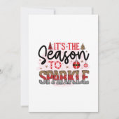 Kerstcadeau Het Is De Tijd Om Te Schitteren Kaart (Voorkant)