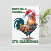 Kerstcadeau Het is een kerst Feestdagenkaart (Staand voorkant)