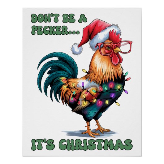 Kerstcadeau Het is een kerst Perfect Poster (Voorkant)