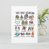Kerstcadeau Het Is Seizoen Kaart (Staand voorkant)