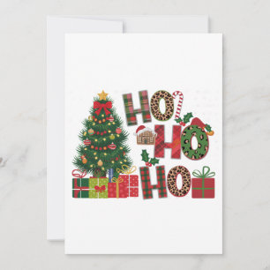 Kerstcadeau Ho Ho Ho Kaart