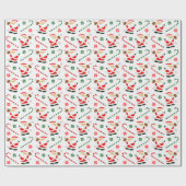 Kerstcadeau honkbal cadeaupapier (Vlak)