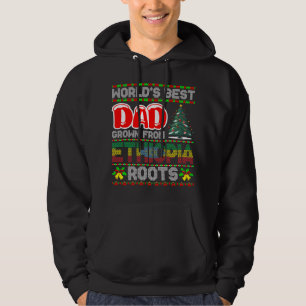 Kerstcadeau-idee voor papa Ethiopië Lelijke trui Hoodie