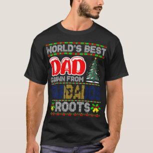 Kerstcadeau-idee voor papa uit Barbados: lelijk T- T-shirt