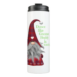 Kerstcadeau-ideeën Gnome Buddy kijkt Tee Thermosbeker