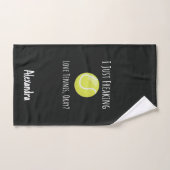 Kerstcadeau-ideeën voor tennissers Grappig Handdoek (Handdoek)