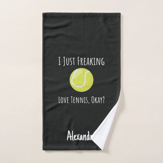 Kerstcadeau-ideeën voor tennissers Grappig Handdoek (Handdoek)
