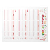 Kerstcadeau Ideeën Winkellijst Notitieblok (Voorkant)