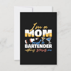 Kerstcadeau Ik ben een moeder en een bard RSVP Kaartje