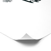 Kerstcadeau Ik Hou Van Jou Perfect Poster (Hoek)