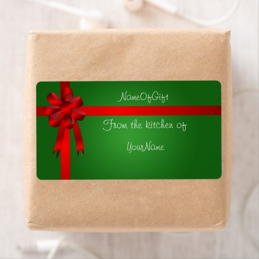 Kerstcadeau inblikken label (Insitu)