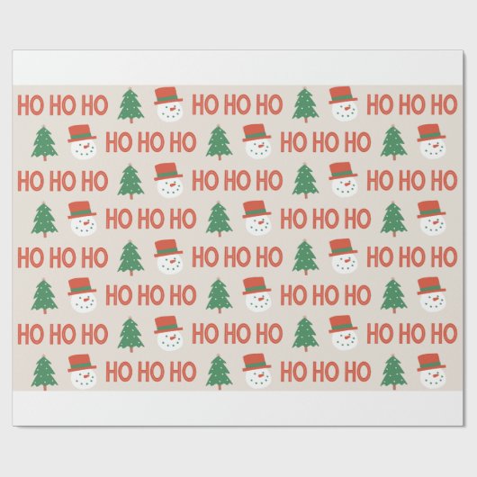 kerstcadeau inpakpapier (Vlak)