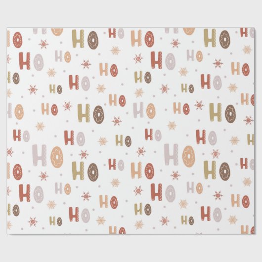 Kerstcadeau inpakpapier (Vlak)