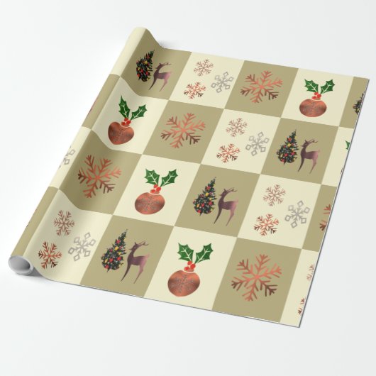 Kerstcadeau Inpakpapier (Uitgerold)