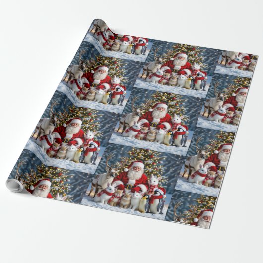 kerstcadeau Inpakpapier (Uitgerold)