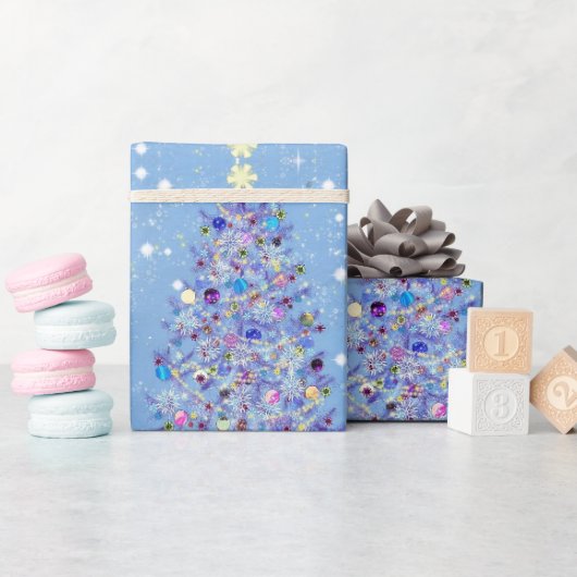 Kerstcadeau inpakpapier kerstboom (Baby Shower)