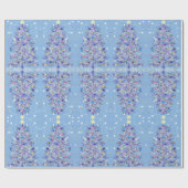 Kerstcadeau inpakpapier kerstboom (Vlak)