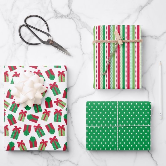 Kerstcadeau Inpakpapier Vel (Voorkant)