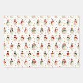 kerstcadeau inpakpapier vel (Voorkant 3)