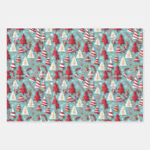 kerstcadeau inpakpapier vel (Voorkant)