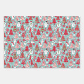 kerstcadeau inpakpapier vel (Voorkant 3)