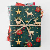 kerstcadeau inpakpapier vel (In situ)