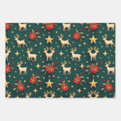 kerstcadeau inpakpapier vel (Voorkant)