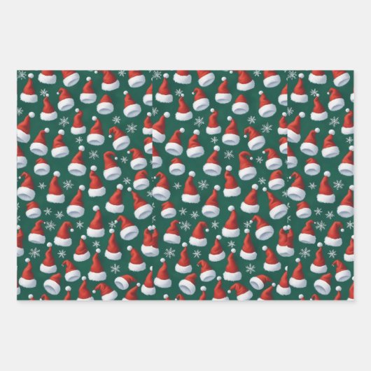 kerstcadeau inpakpapier vel (Voorkant 2)