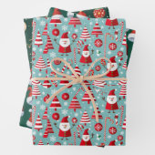 kerstcadeau inpakpapier vel (In situ)