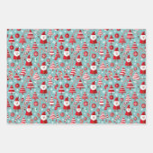 kerstcadeau inpakpapier vel (Voorkant)