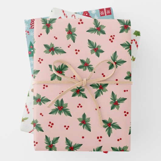 kerstcadeau inpakpapier vel (In situ)