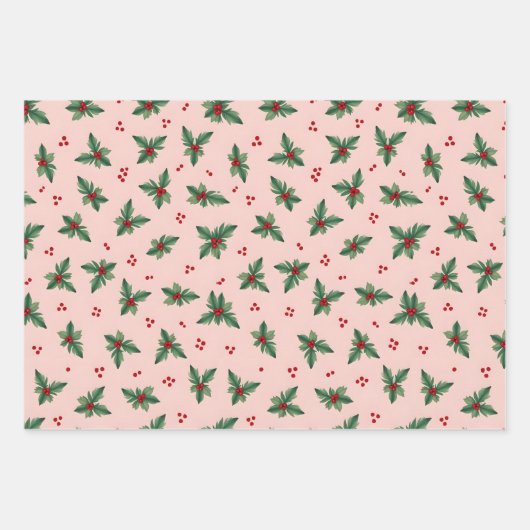 kerstcadeau inpakpapier vel (Voorkant)