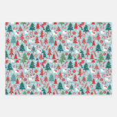 kerstcadeau inpakpapier vel (Voorkant 3)