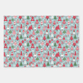 kerstcadeau inpakpapier vel (Voorkant 2)