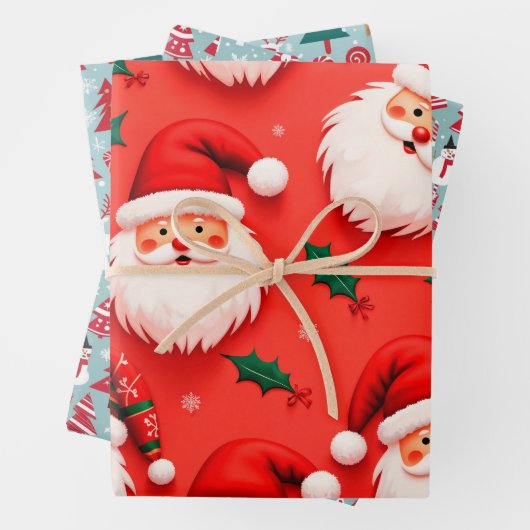 kerstcadeau inpakpapier vel (In situ)