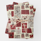 kerstcadeau inpakpapier vel (In situ)