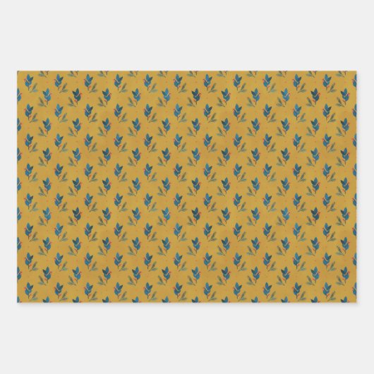 kerstcadeau inpakpapier vel (Voorkant 2)