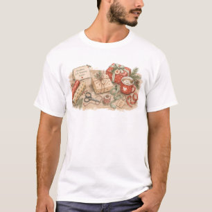 Kerstcadeau Inpakstation voor Vindingrijke Feestda T-shirt