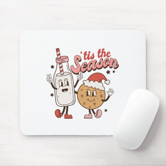 Kerstcadeau is het kerstseizoen muismat (Met muis)