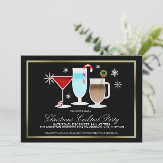 kerstcadeau kaart (Staand voorkant)