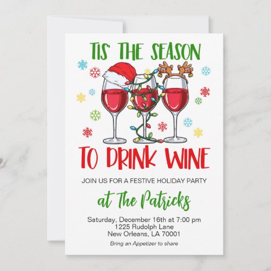 kerstcadeau kaart (Voorkant)