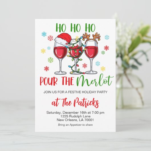 kerstcadeau kaart (Staand voorkant)