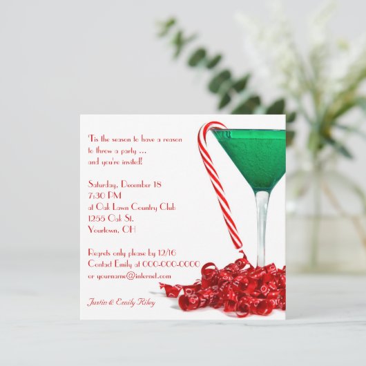 kerstcadeau kaart (Staand voorkant)