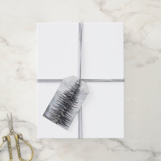 Kerstcadeau Kaart- -Tree Cadeaulabel (Met Touw)